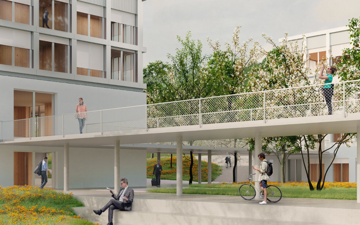 Vizualizace Transformačního centra Ústeckého kraje